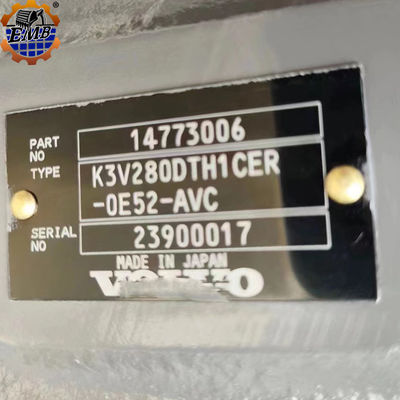 14773006 پمپ هیدرولیک VOE14773006 برای EC750 EC750D K3V280DTH پمپ هیدرولیک